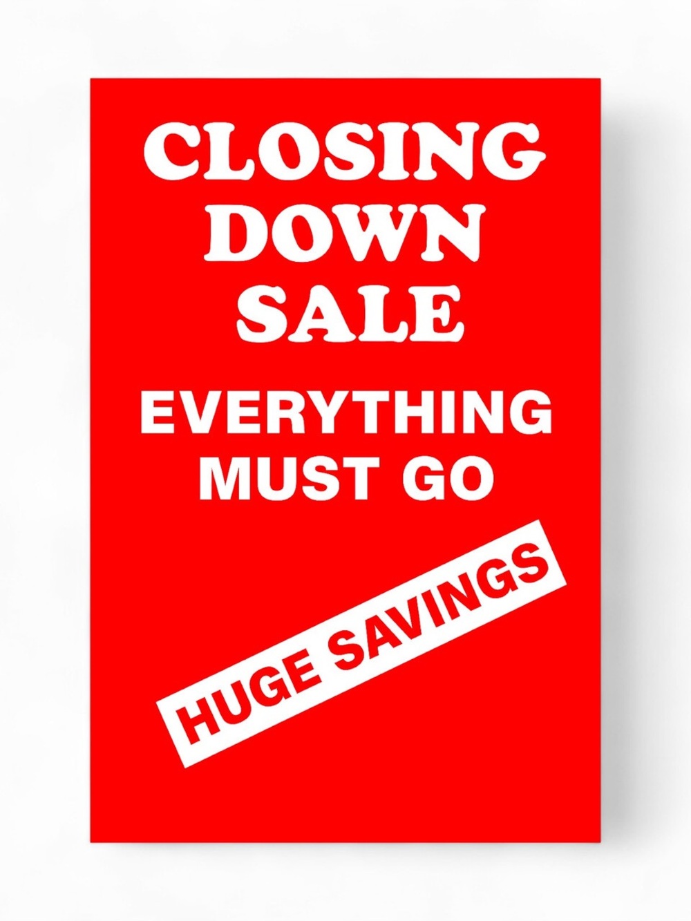 Closing Down Sale. ONLY REASONABLE OFFERS WILL BE CONSIDERED.